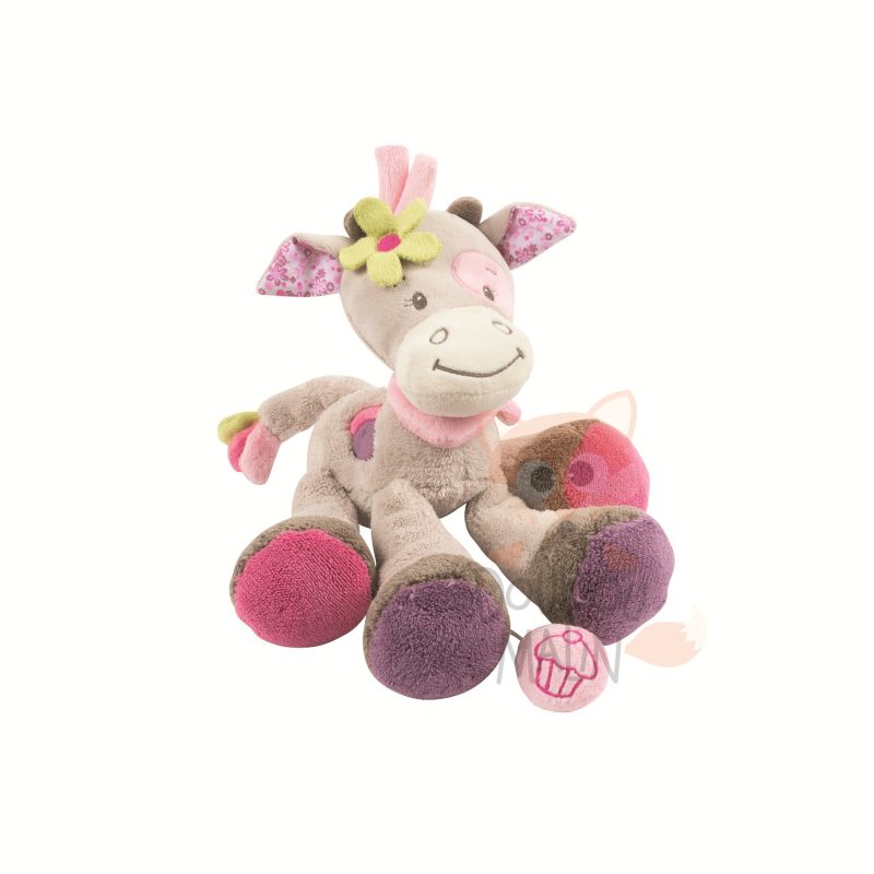  manon and alizée musical box cow pink grey 